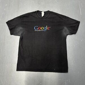 Vintage 2000s Google promo graphic tee shirt tshirt Pit stains Size XL